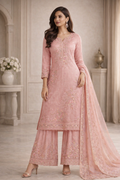Women’s Elegant PINK Ethnic Suit Set