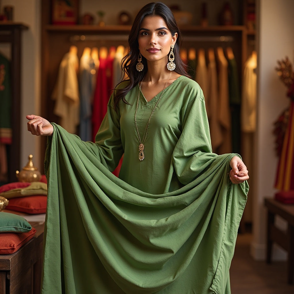 UNSTECH GREEN SALWAR SUIT