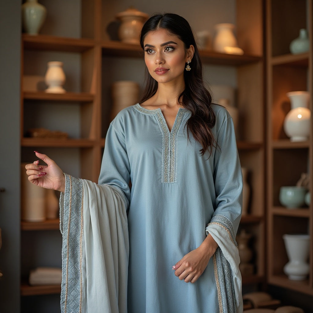 UNSTECH GREY SALWAR SUIT