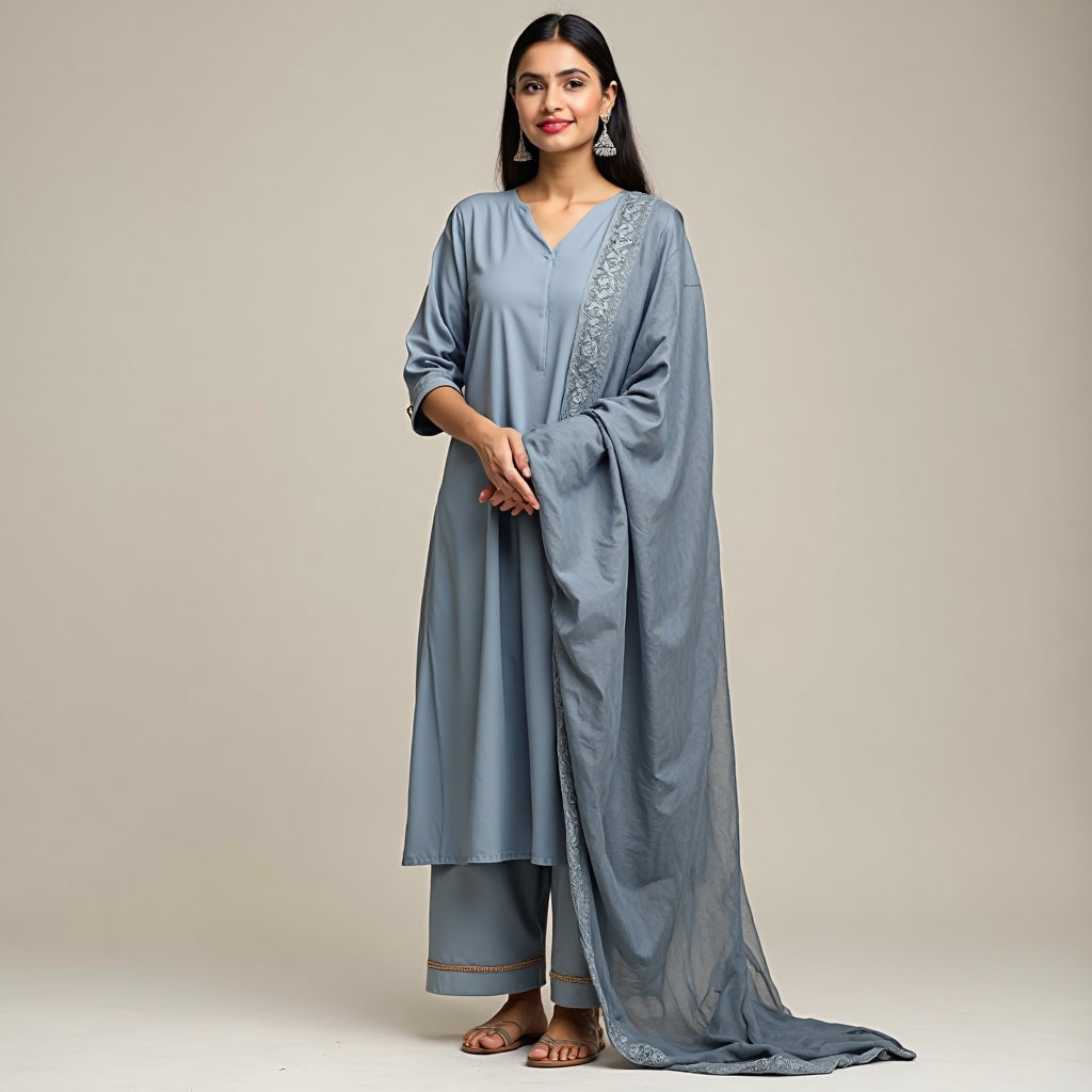 UNSTECH GREY SALWAR SUIT