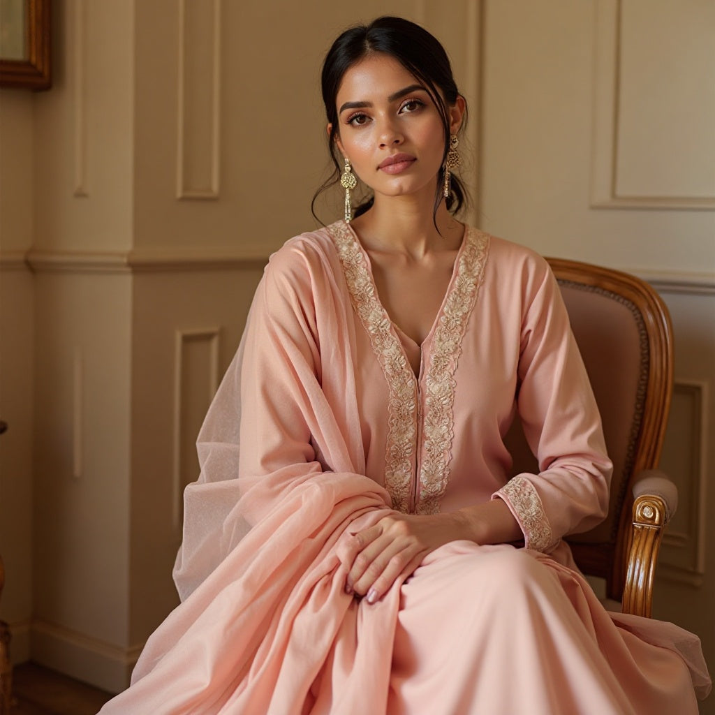 UNSTECH  PINK SALWAR SUIT