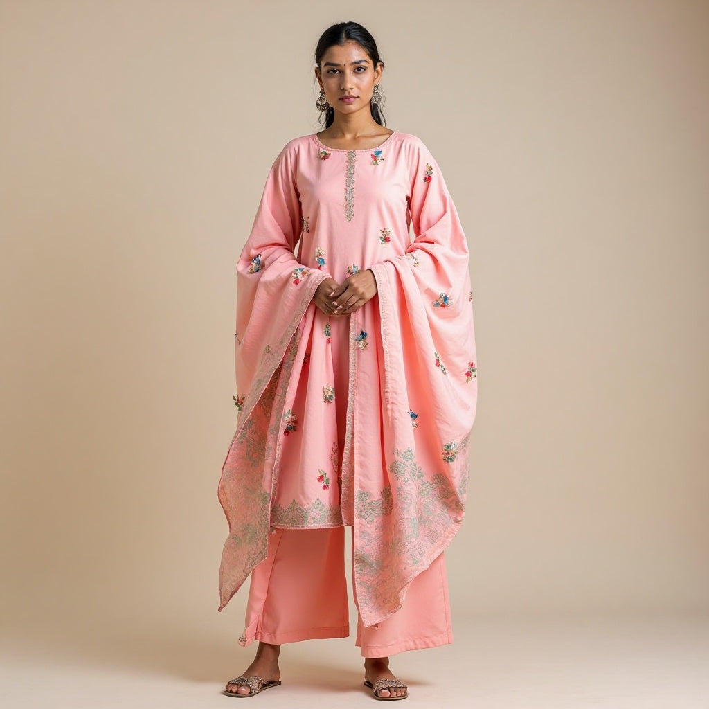 UNSTECH  PINK SALWAR SUIT